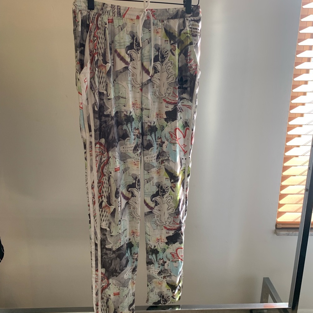 Adidas for Topshop silk track pants